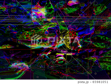 抽象アート 65981051