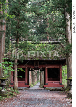 戸隠神社・随神門 65981540