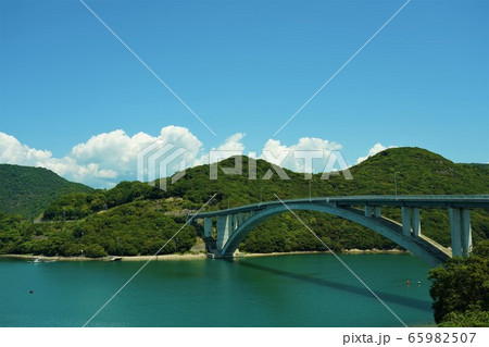 日生湾と頭島大橋 日生湾と頭島大橋 65982507
