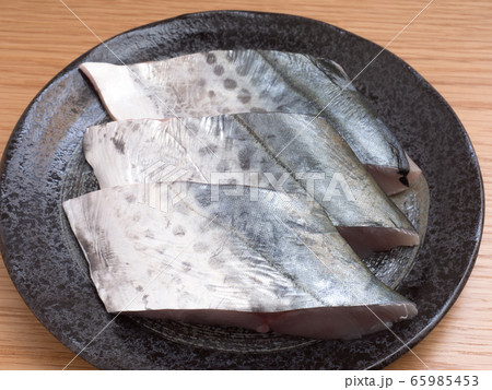 サワラの切り身の写真素材