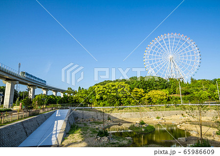 愛知県 長久手市 リニモ 愛・地球博記念公園の観覧車 愛知県 長久手市 リニモ 愛・地球博記念公園の観覧車 65986609