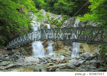 二の滝　精進ヶ滝と石空川渓谷 65987057