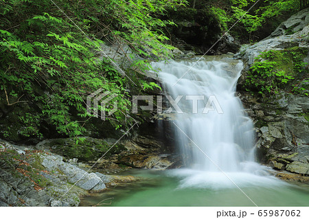 三の滝　精進ヶ滝と石空川渓谷 65987062