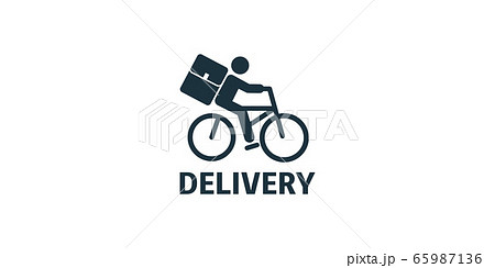illustration of delivery icon logo 65987136