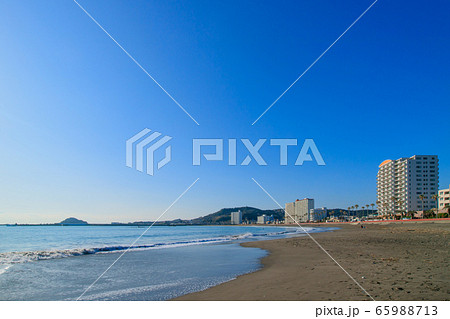 鴨川市の海岸の写真素材 65988713 Pixta