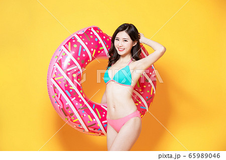 asian woman wear bikini swimsuit asian woman wear bikini swimsuit 65989046