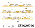 町並み　ベクターセット 65989549