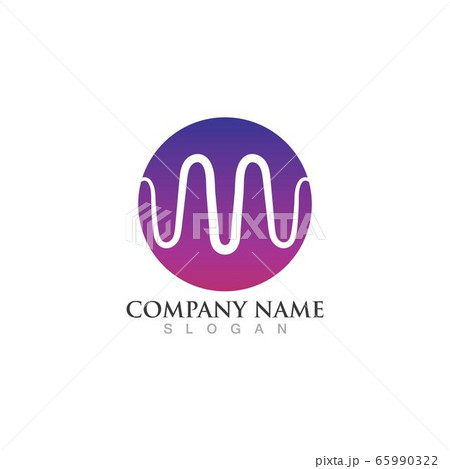 Sound waves vector illustration 65990322
