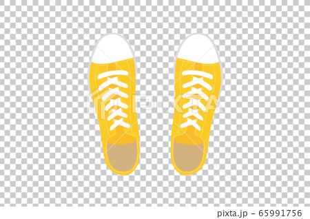 Illustration Of Yellow Sneakers Stock Illustration
