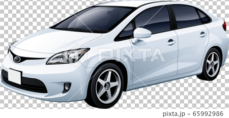 Car sedan white 65992986