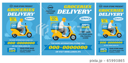 Flyer And Web Banners Templates Set For Food Or 65993865