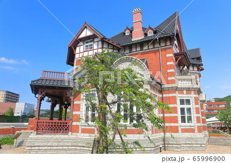 【福岡県】晴天下の北九州市大連友好記念館 65996900
