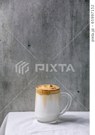 Dalgona frothy coffee Dalgona frothy coffee 65997152