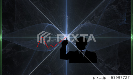 売上が回復してきたビジネスマンのイメージ 売上が回復してきたビジネスマンのイメージ 65997727