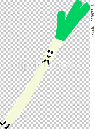 Long onion character 65997748