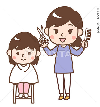 セルフカット 親子 セルフカット 親子 65999138