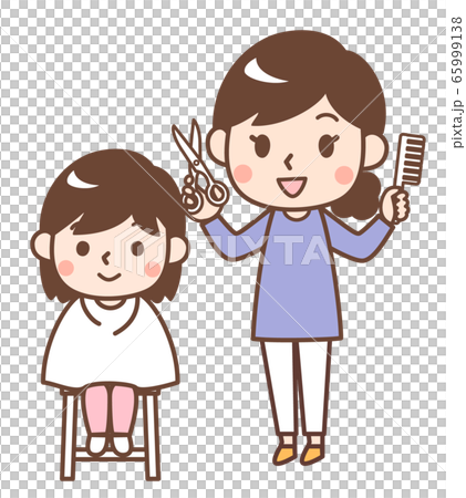 セルフカット 親子 セルフカット 親子 65999138