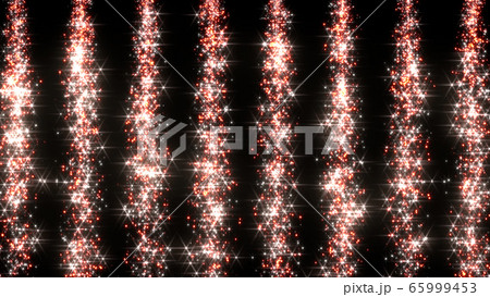 光の滝 花火 キラキラ パーティクル 滝 3D イラスト 背景 バックグラウンド 65999453