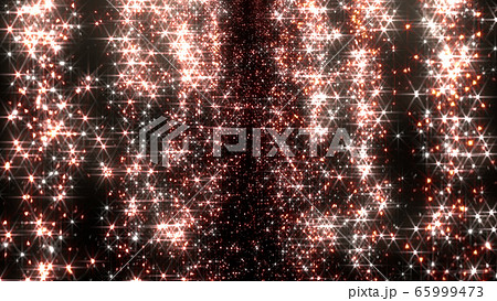 光の滝 花火 キラキラ パーティクル 滝 3D イラスト 背景 バックグラウンド 65999473