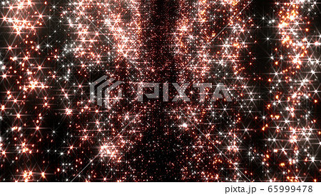 光の滝 花火 キラキラ パーティクル 滝 3D イラスト 背景 バックグラウンド 65999478