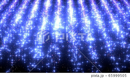 光の滝 花火 キラキラ パーティクル 滝 3d イラスト 背景 バックグラウンドのイラスト素材