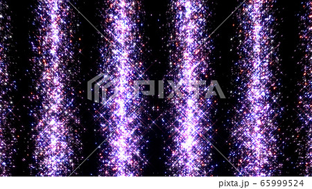 光の滝 花火 キラキラ パーティクル 滝 3d イラスト 背景 バックグラウンドのイラスト素材
