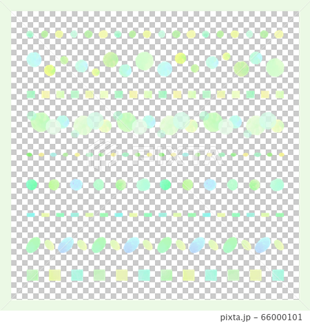 線設置綠色（水彩風格矢量） 66000101