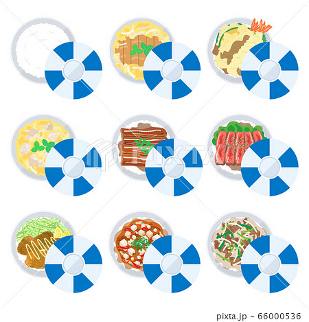 丼ものイラストセット 丼ものイラストセット 66000536