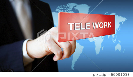 テレワーク　在宅勤務　リモートワーク 66001053