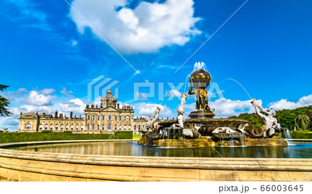 Atlas Fountain at Castle Howard near York, England 66003645