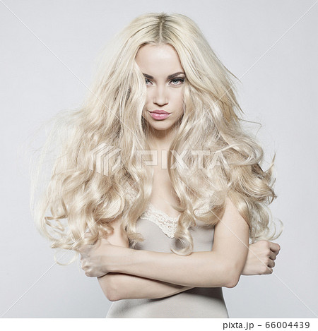 Fashion portrait of young sensual woman photography studio. Fashion portrait of young sensual woman photography studio. 66004439
