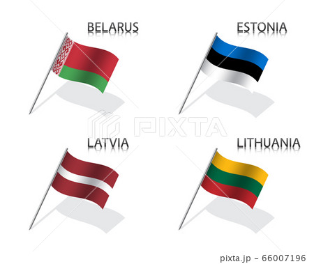 Belarus Small Hand Waving Flag 6" x 4" 