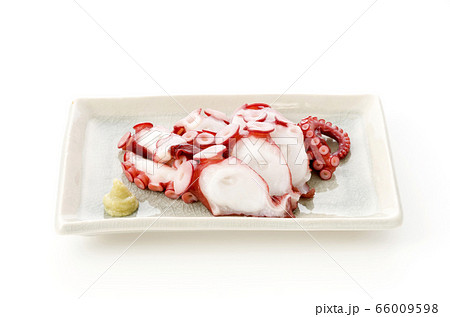 ボイル蛸の刺身 ボイル蛸の刺身 66009598