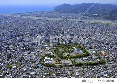 駿府城公園・徳川家康と駿府・空撮 駿府城公園・徳川家康と駿府・空撮 66010640