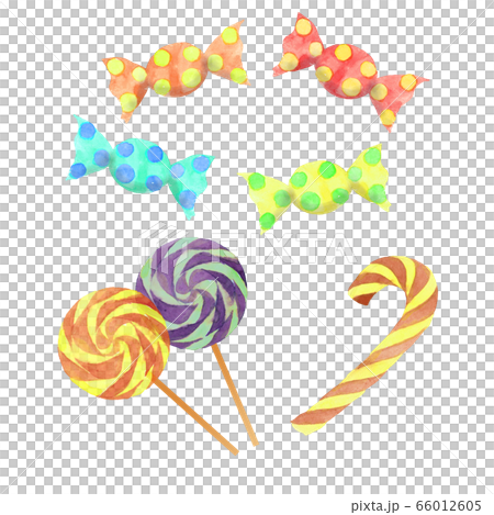 キャンディ水彩画 66012605