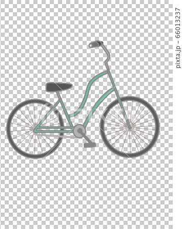 緑色のおしゃれな自転車 66013237