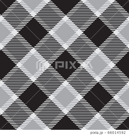Classic checkered black grey pattern tartan. 66014592