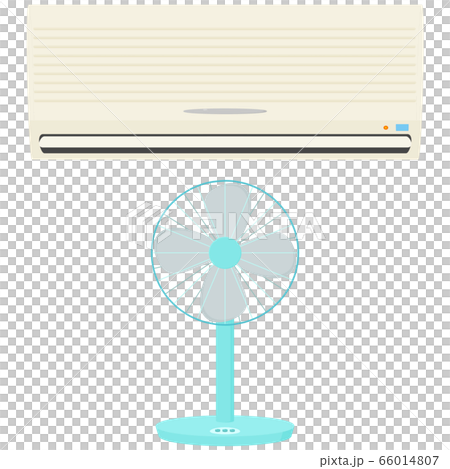 エアコンと扇風機 66014807