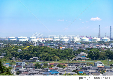 大野城展望台からのガスタンク 66017484