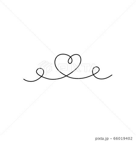 Line illustration of heart 66019402