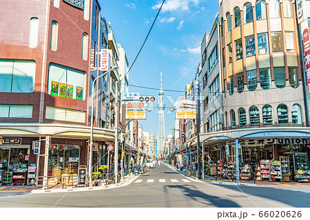 東京の都市風景 かっぱ橋道具街の風景 66020626