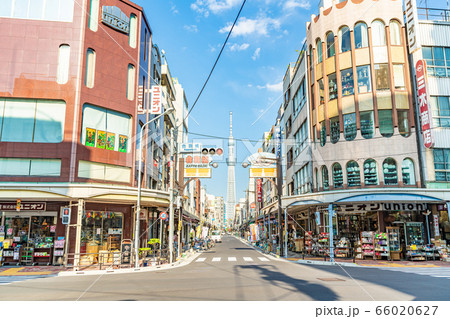 東京の都市風景 かっぱ橋道具街の風景 東京の都市風景 かっぱ橋道具街の風景 66020627