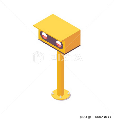 Isometric airport light spotting the PAPI, 66023633