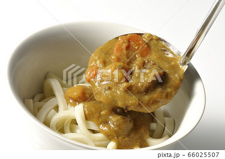 カレーうどん 盛り付け カレーうどん 盛り付け 66025507