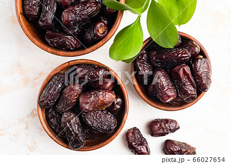 Dried Medjool Dates In Bowl Dried Medjool Dates In Bowl 66027654