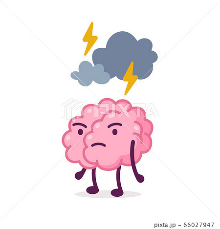 brain in head cartoon clip art