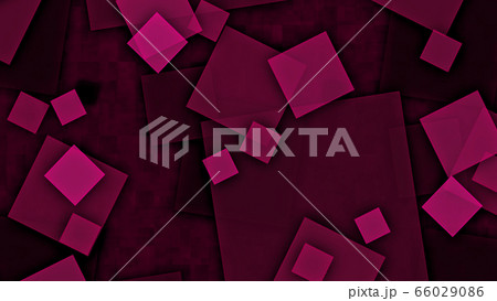 CGスクエア　多数の正方形で構成した背景素材 66029086
