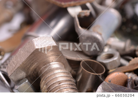 old rusty screw,nuts and bolt with vintage style, 66030204