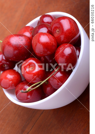 Close up of sweet fresh cherry berries Close up of sweet fresh cherry berries 66030216