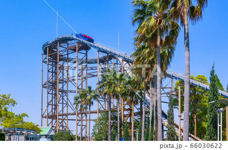 Amusement park rides in vacation day and Theme Amusement park rides in vacation day and Theme 66030622